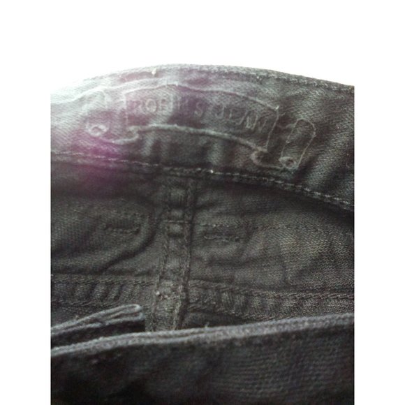 Robin's Jeans Rare loaded Mens Black/Gold Embellished Racer Jeans size 40 - Picture 10 of 10